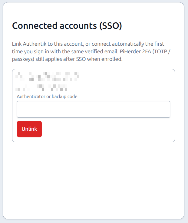Connected accounts
