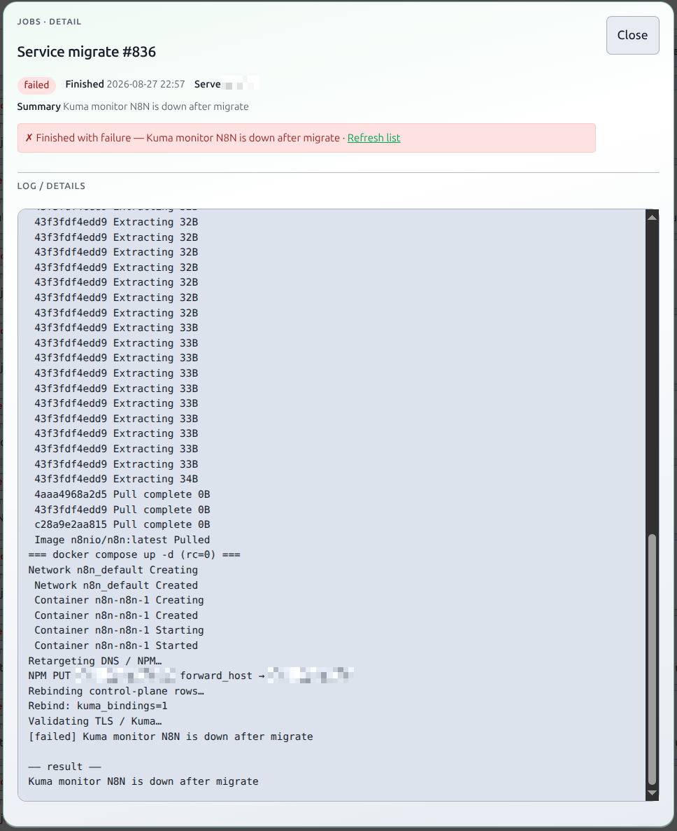 Start source stack